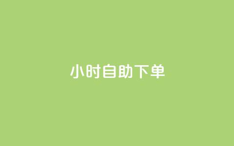 24小时自助下单-wb，网购新体验 第1张